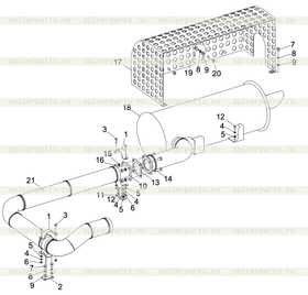 Silencer housing