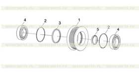 Cable guide pulley