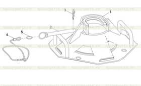 Outrigger plate welded assy.