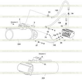 Derricking balance valve