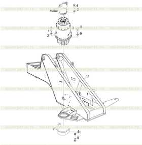 Pinion gear housing