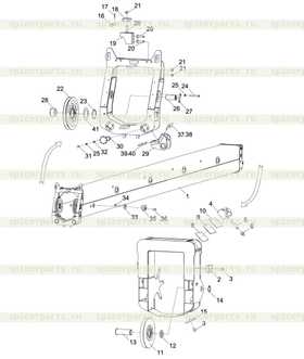 Supporting seat assy.