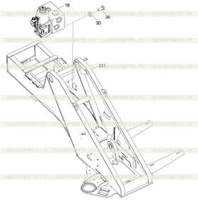 Slewing table and its attachments assy. welded