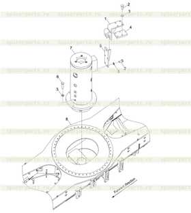 Centre revolving joint