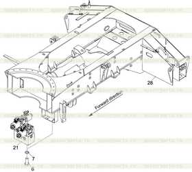 Steering control valve block