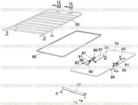 Roof window articulated hinge riveting assy.