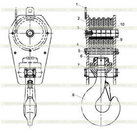 Hook crossbeam