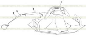 Outrigger welded assy.