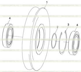 Deep grooved ball bearing