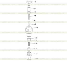 Pressure adjusting screw