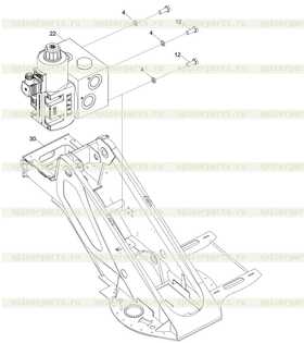 A/C control valve block