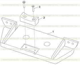 Wire rope support welded