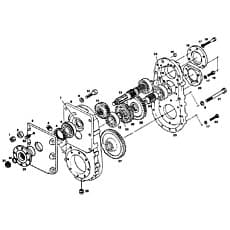 059.02.775 FRONT AXLE -DISTRIBUTER GEAR