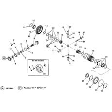 BEVEL GEAR AND CROWN WHEEL SET