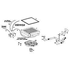 FAN COWLING WITH RETAINER