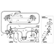 STEERING COLUMN FOR CARDAN JOINT