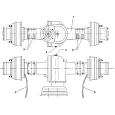 STEEL HOSE CABLE L=1150 H=0810