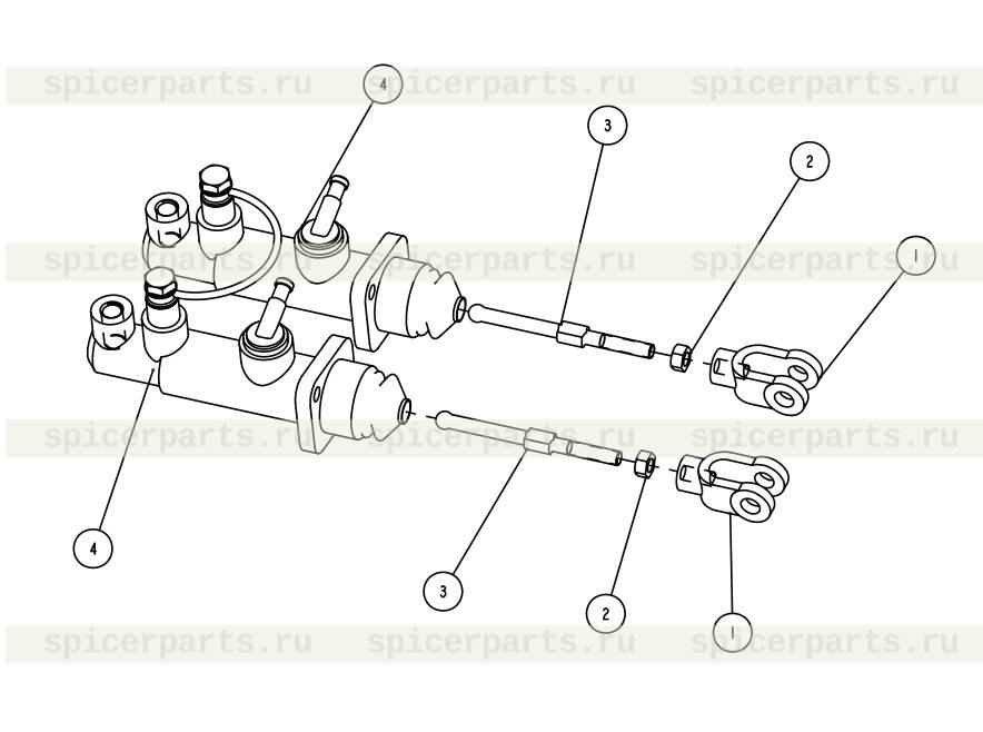 cylinder rod (61A0185)  на экскаватор-погрузчик XGMA XG765