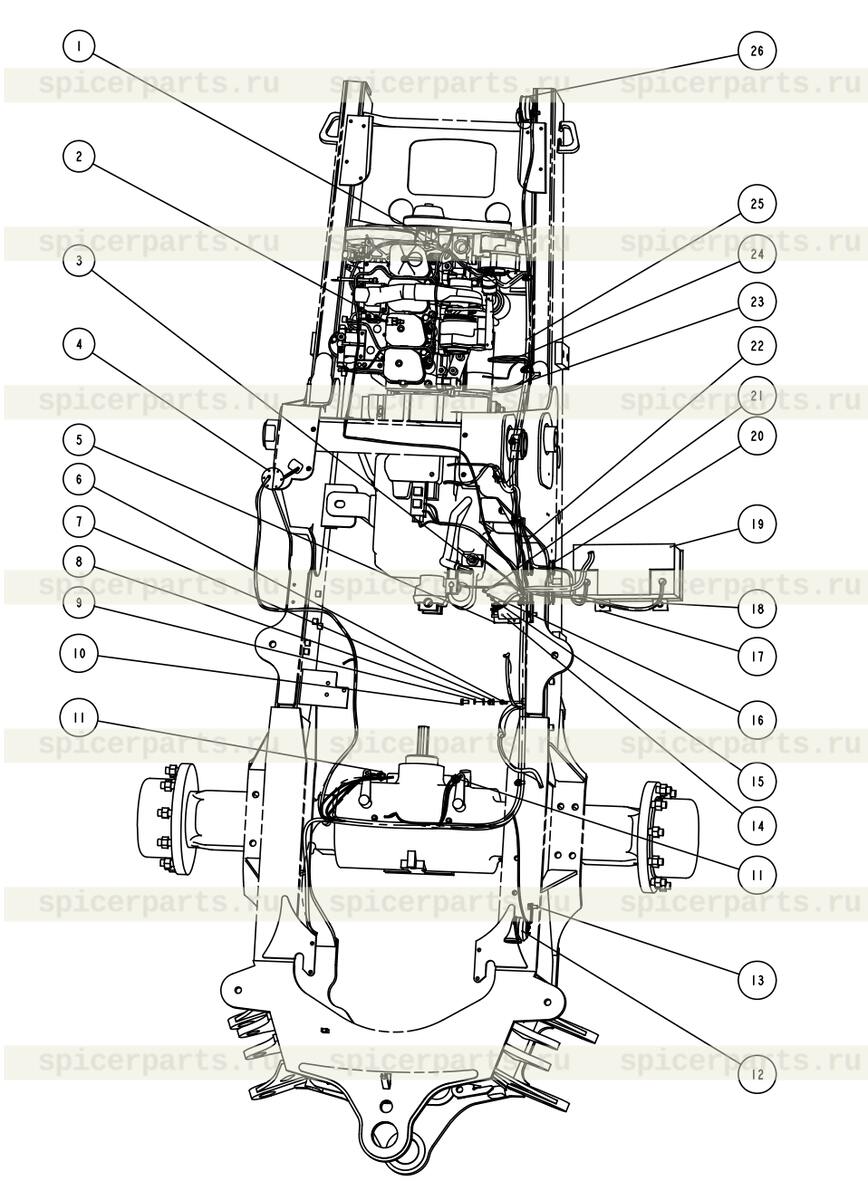 horn AT-1053-12-H (47B0162)  на экскаватор-погрузчик XGMA XG765