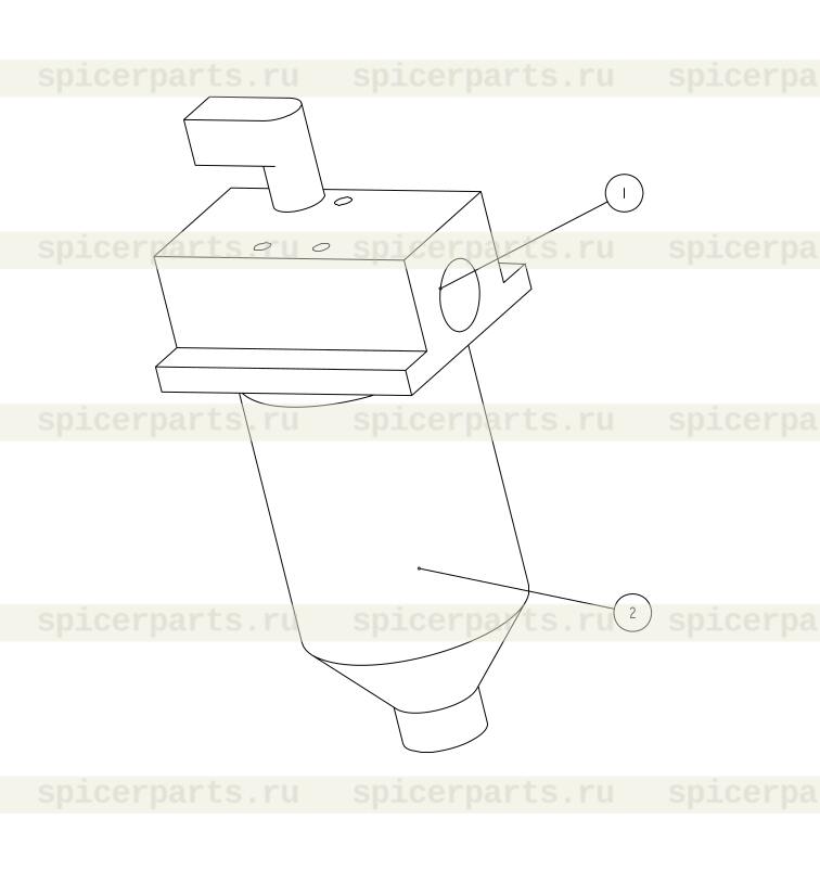 hydraulic oil-filter (0136003)  на экскаватор-погрузчик XGMA XG765