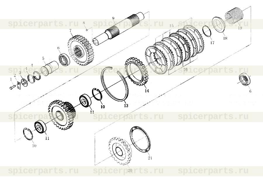 Шестерня m=4.5 Z=54