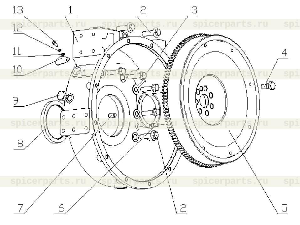 Flywheel housing