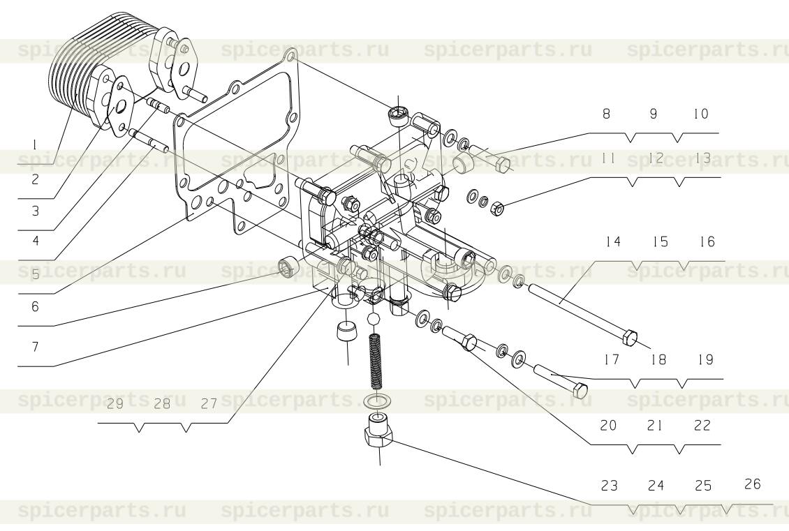 Bypass valve screw plug