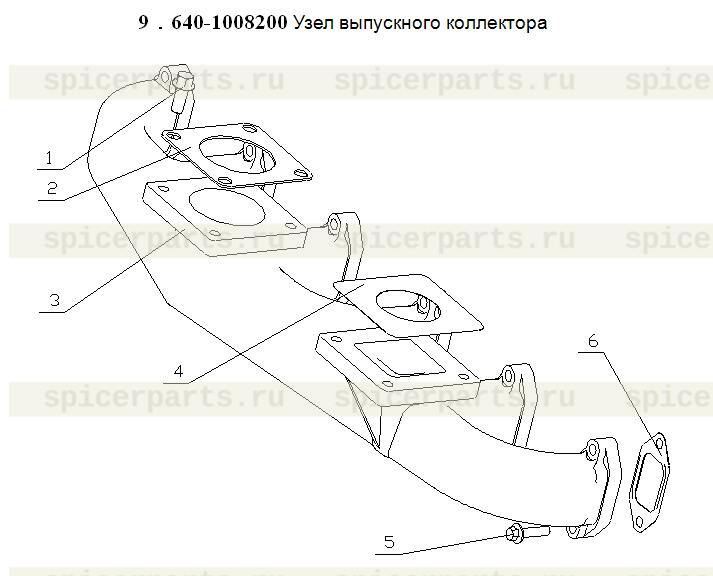 Прокладка выпускного коллектора