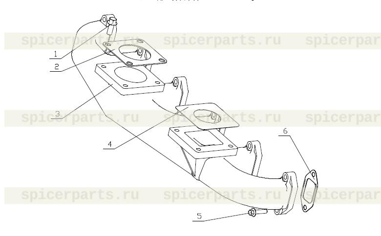 Muffler gasket subassembly