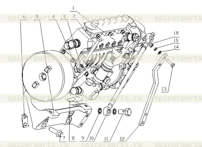 Fuel return pipe subassembly