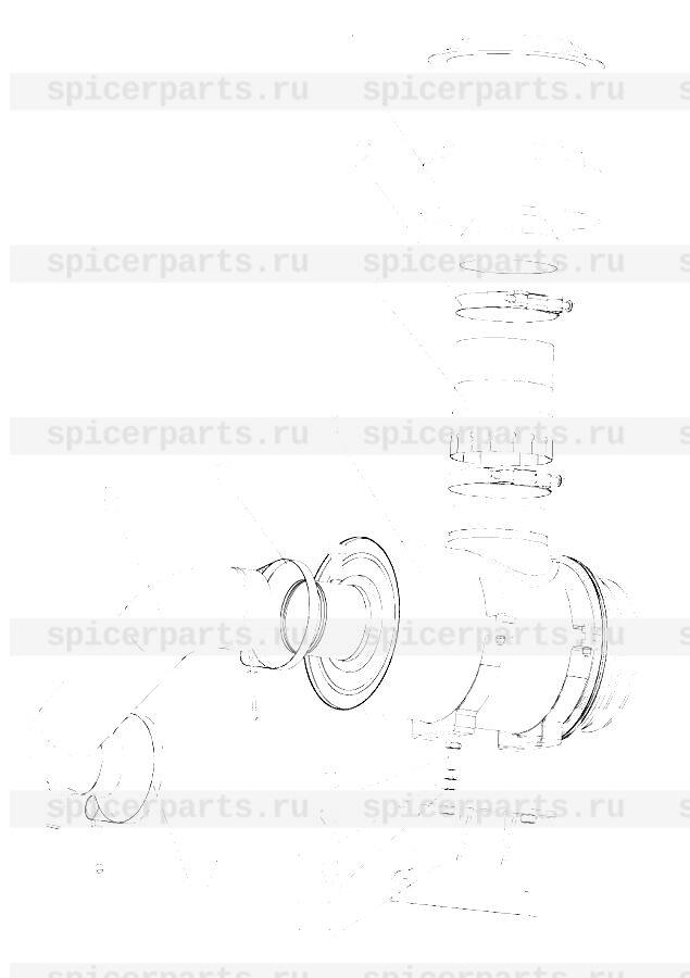 Connecting hose of air cleaner