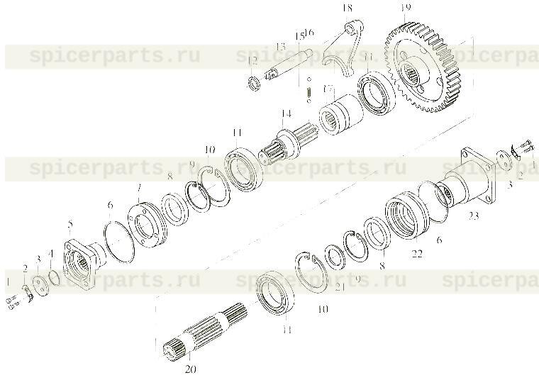 Oil cooler core