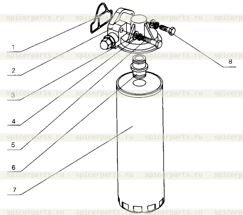 Oil filter gasket (damageable)