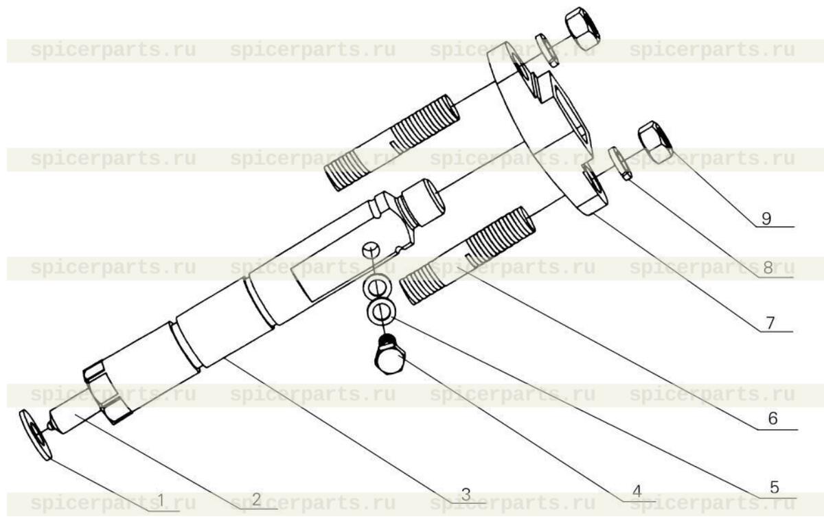 Injection nozzle precision parts (Damageable)