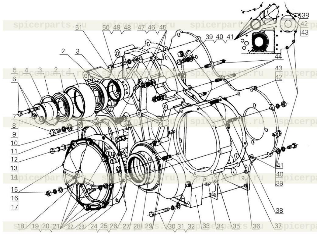 Timing gear housing cover