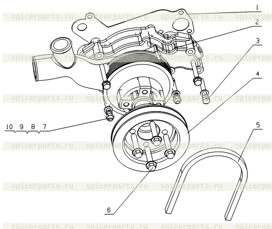 Bolt M10X50