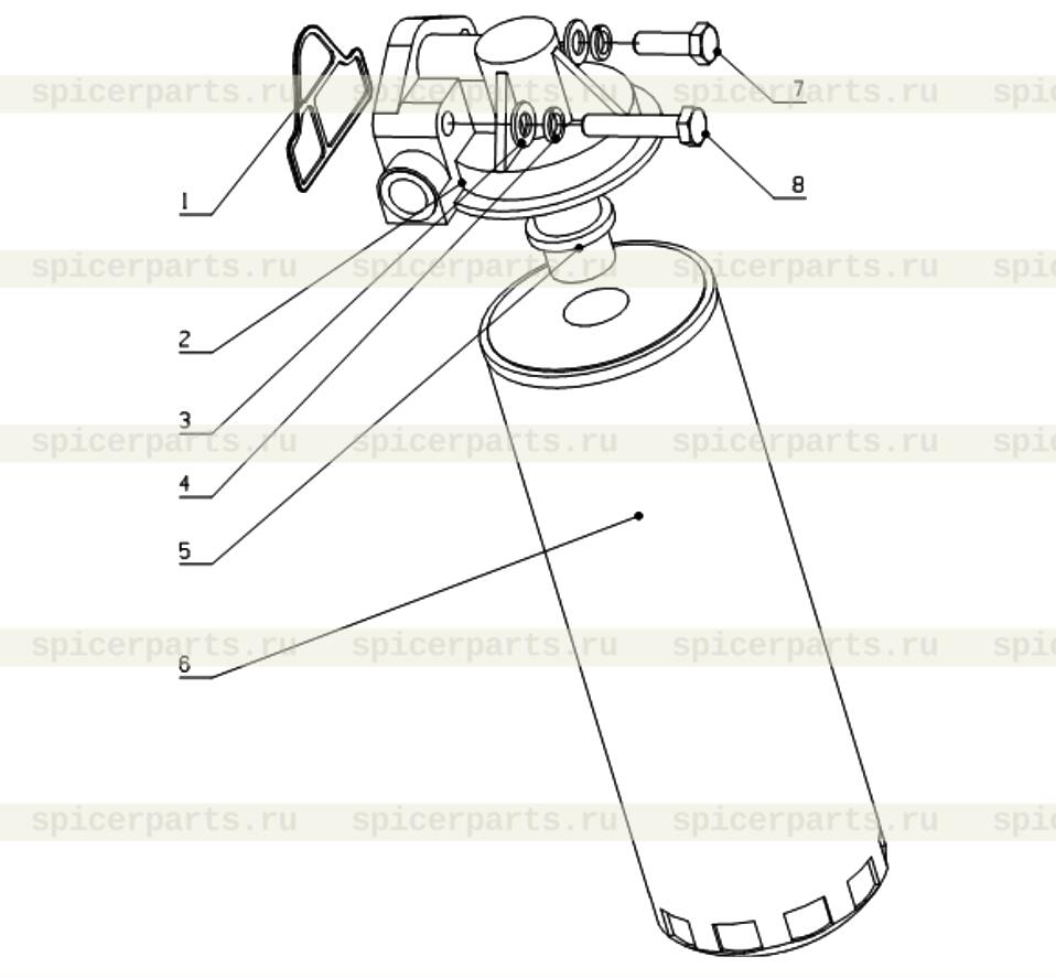 Oil filter seat