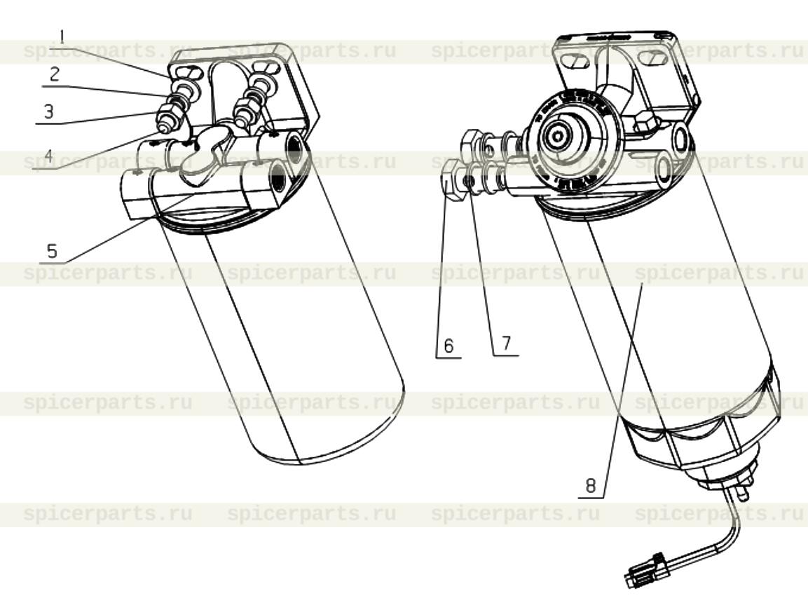 Fuel filter parts