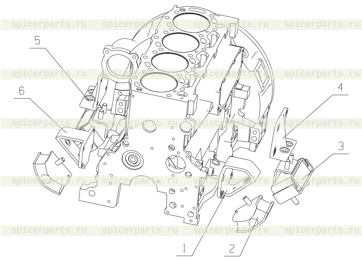 Front left bracket