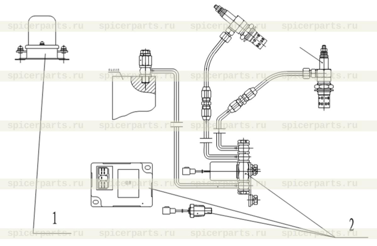 Intake air heater component