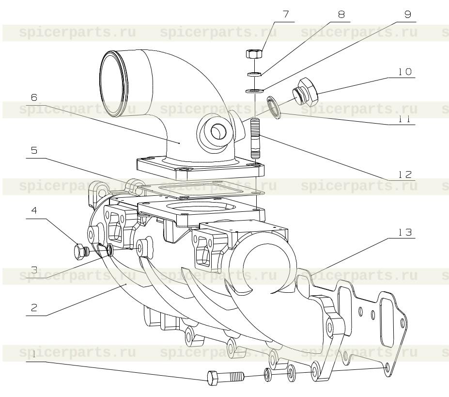 Intake joint pipe