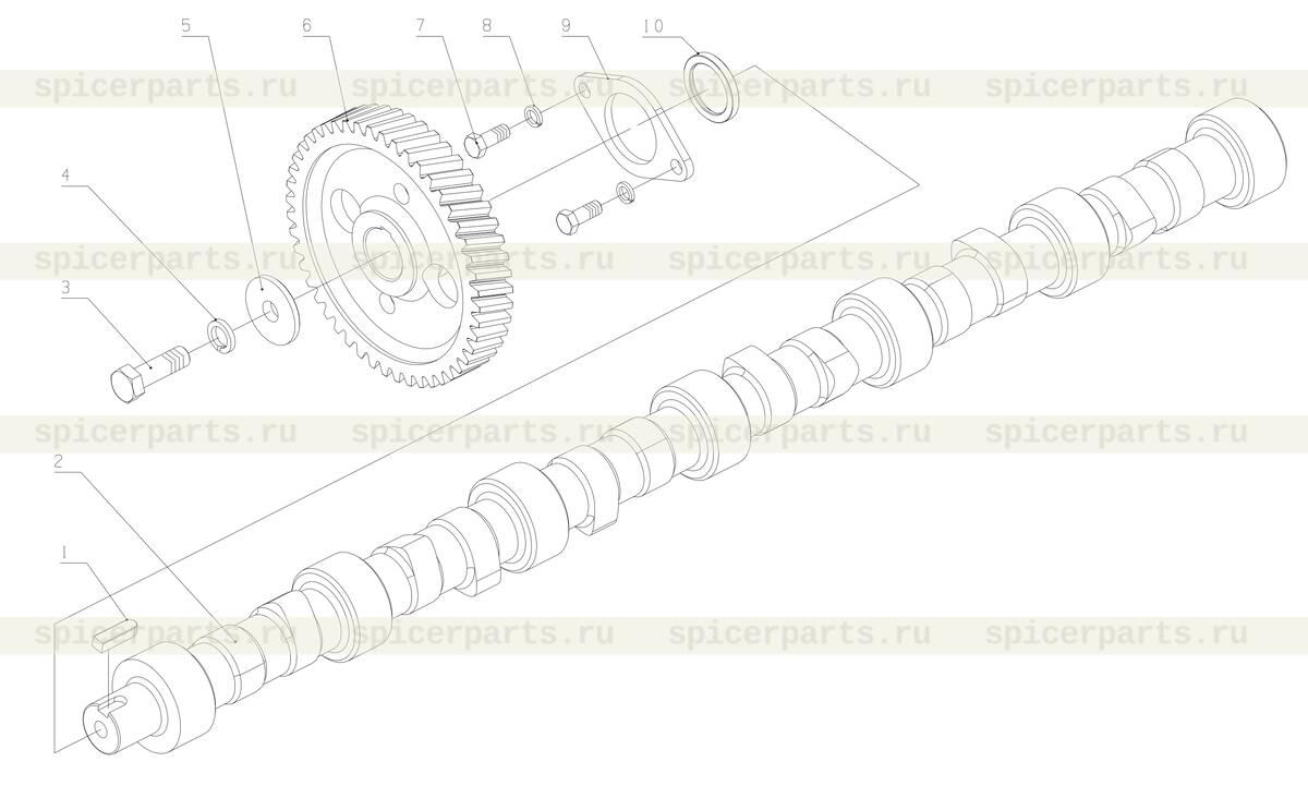 Camshaft Assembly 630-1006000A/02