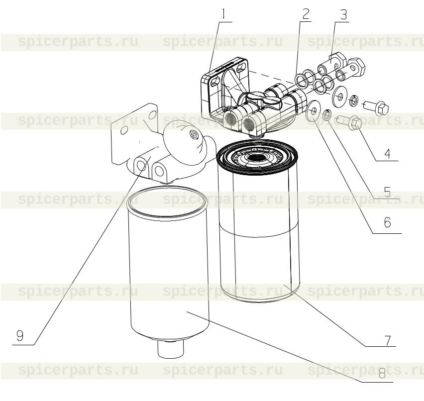 Filter core assembly (БИД)