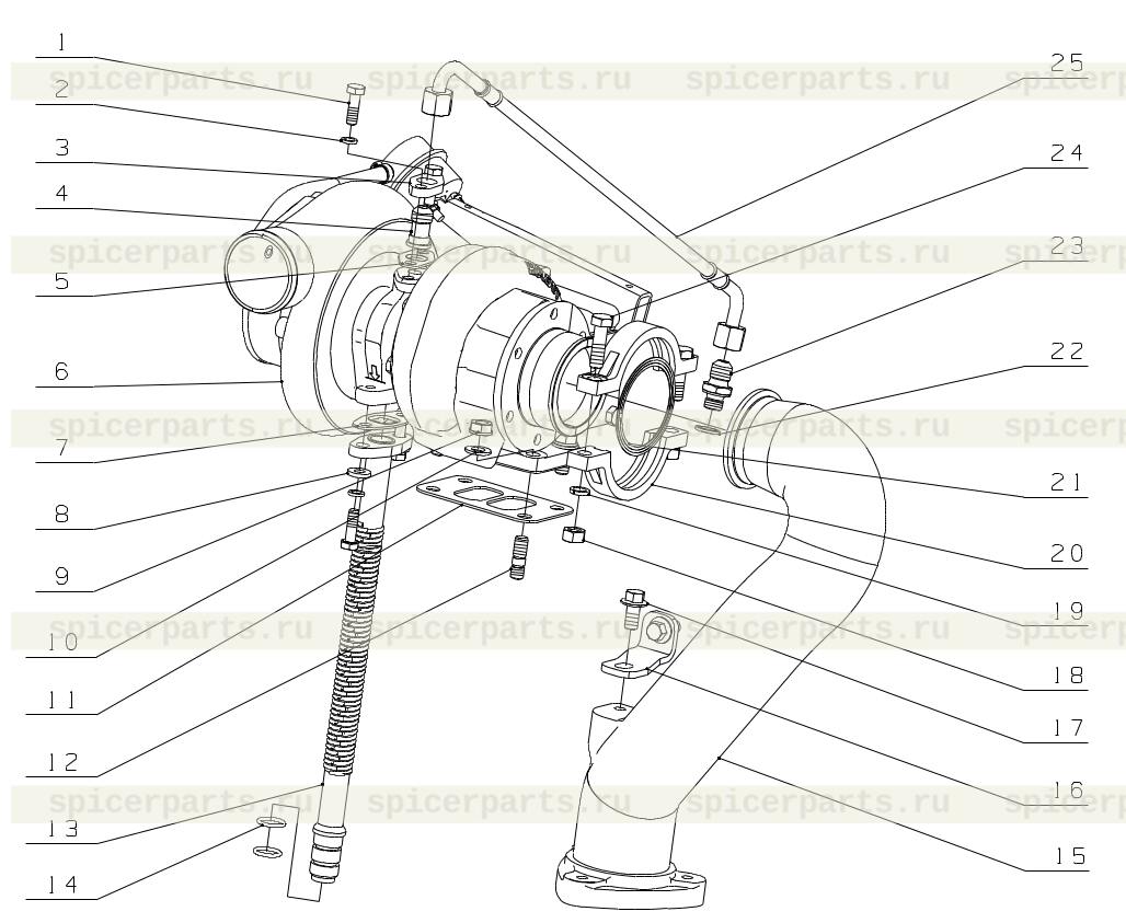 Oil intake hose joint