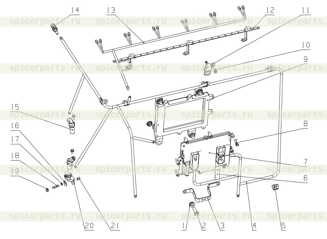 Crankshaft speed sensor