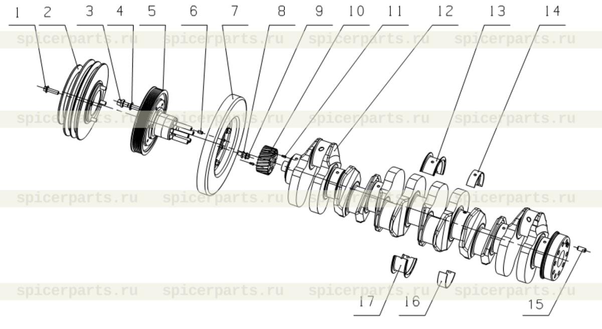 Crankshaft timing gear