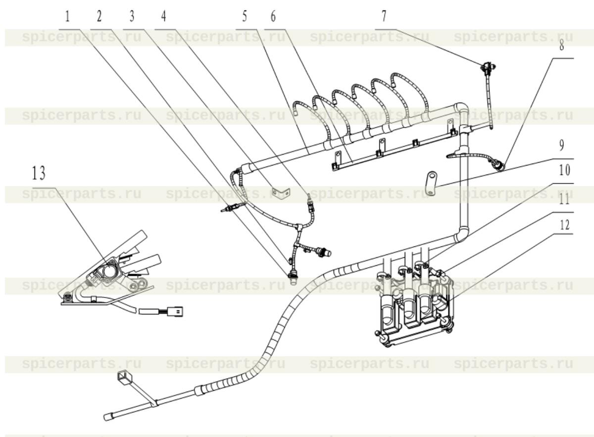 wiring harness parts