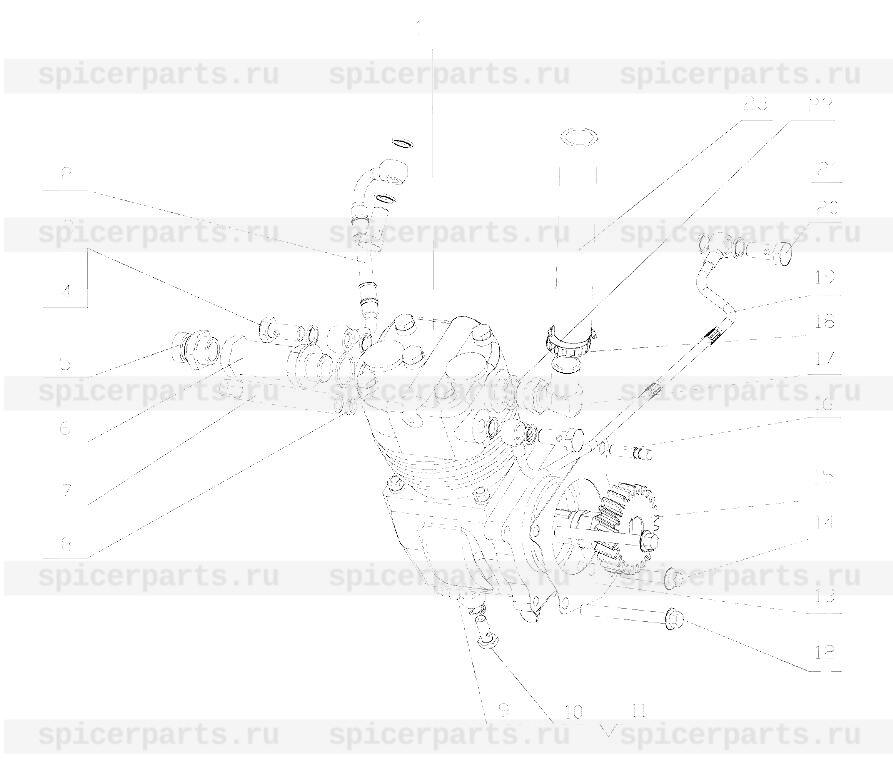 M3050-3509000 Пневматический тормоз воздушного компрессора в сборе M3050-3509000 Пневматический тормоз воздушного компрессора в сборе