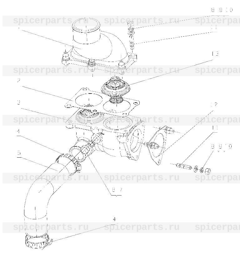 M3001-1306000 Термостат в сборе M3001-1306000 Термостат в сборе